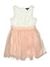 Sequin Hearts 100% Polyester Ivory Pink Dress Size 12 - photo 1