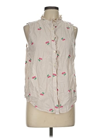 Ann Taylor Sleeveless Button-Down Shirt (view 1)