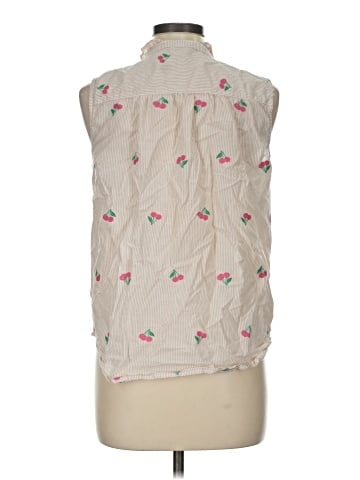 Ann Taylor Sleeveless Button-Down Shirt (view 2)