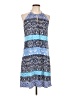 Tommy Bahama Graphic Blue Casual Dress Size L - photo 1