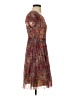 Weston 100% Polyester Paisley Brown Cocktail Dress Size XS - photo 4