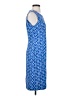 J. McLaughlin Print Blue Casual Dress Size S - photo 4