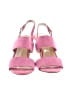Tahari 100% Leather Pink Sandals Size 6 1/2 - photo 2