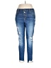 Maurices Hearts Blue Jeans Size 14 - photo 1