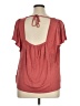 Gap Red Short Sleeve Blouse Size XL - photo 2