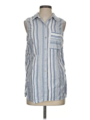 Faded Glory Sleeveless Button-Down Shirt (view 1)