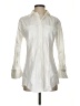 CAbi 100% Cotton Ivory Long Sleeve Blouse Size S - photo 1