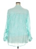 Assorted Brands Teal Long Sleeve Blouse Size XXL - photo 2