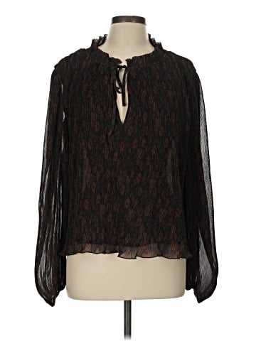 Ganni Long Sleeve Blouse (view 1)