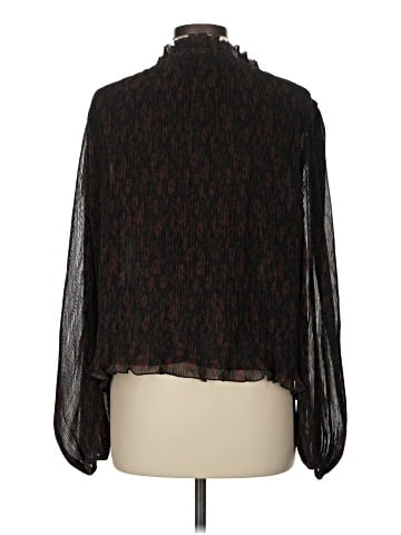 Ganni Long Sleeve Blouse (view 2)