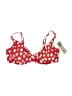 J.Crew Polka Dots Red Swimsuit Top Size M - photo 1
