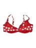 J.Crew Polka Dots Red Swimsuit Top Size M - photo 2