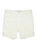Gloria Vanderbilt Solid Ivory Shorts Size 16 - photo 1