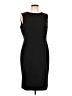 Anne Klein Solid Black Cocktail Dress Size 12 - photo 1