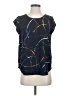 Joie 100% Polyester Black Short Sleeve Blouse Size S - photo 1