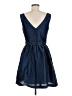 Alfred Sung 100% Polyester Solid Blue Cocktail Dress Size 8 - photo 2