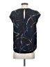 Joie 100% Polyester Black Short Sleeve Blouse Size S - photo 2