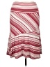 Athleta Stripes Red Casual Skirt Size XL - photo 2