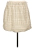 Shein Curve 100% Polyester Tweed Ivory Casual Skirt Size 12 Plus (0) - photo 1