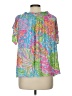 Lilly Pulitzer Pink Short Sleeve Blouse Size L - photo 2