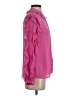 Zara 100% Polyester Pink Long Sleeve Blouse Size XS - photo 4