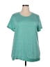 Fabletics Teal Short Sleeve T-Shirt Size 2XL - photo 1