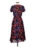 ModCloth 100% Polyester Floral Blue Cocktail Dress Size S - photo 2