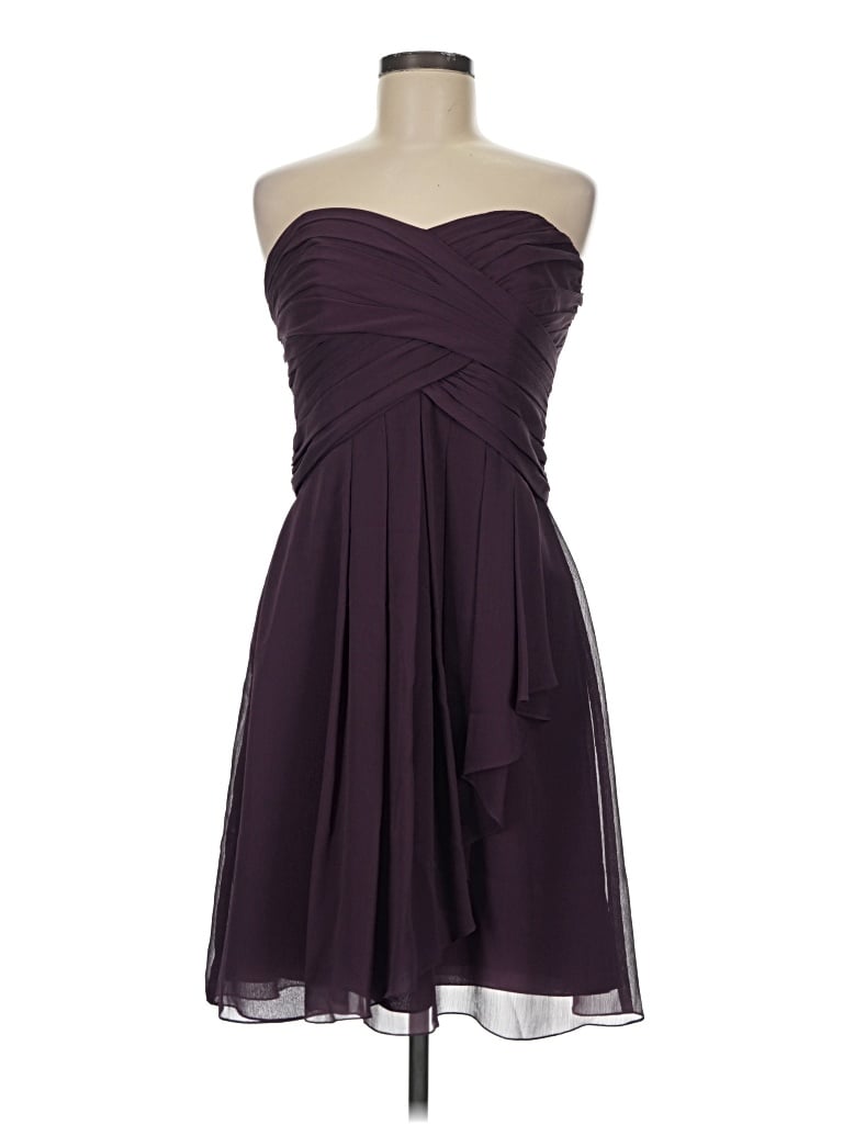Pre-owned David's Bridal Cocktail Dress In Purple