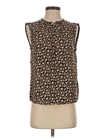 Rebecca Taylor Sleeveless Silk Top (view 1)
