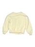 Zara 100% Cotton Graphic Yellow Ivory Sweatshirt Size 9 - 10 - photo 2