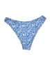 Zaful Print Blue Swimsuit Bottoms Size 4 - photo 2