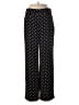 Talbots 100% Polyester Polka Dots Black Casual Pants Size 2 - photo 1