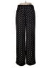 Talbots 100% Polyester Polka Dots Black Casual Pants Size 2 - photo 2