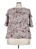 Pleione Gray 3/4 Sleeve Blouse Size XL - photo 1