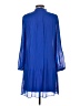 DKNY 100% Polyester Blue Casual Dress Size 10 - photo 2