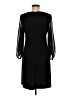 Glamour Solid Black Casual Dress Size 6 - photo 2