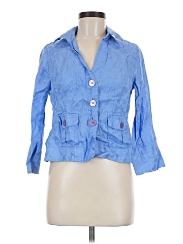Jones New York Collection 3/4 Sleeve Button-Down Shirt (view 1)