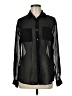 Decree 100% Polyester Color Block Black Long Sleeve Blouse Size M - photo 1