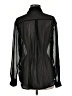 Decree 100% Polyester Color Block Black Long Sleeve Blouse Size M - photo 2