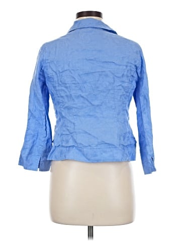 Jones New York Collection 3/4 Sleeve Button-Down Shirt (view 2)