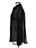 Decree 100% Polyester Color Block Black Long Sleeve Blouse Size M - photo 5