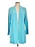 JM Collection Solid Teal Cardigan Size L - photo 1