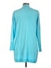 JM Collection Solid Teal Cardigan Size L - photo 2