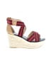 Tommy Hilfiger Stripes Red Wedges Size 9 - photo 1