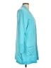 JM Collection Solid Teal Cardigan Size L - photo 4