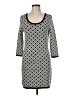 MICHAEL Michael Kors Argyle Black Casual Dress Size M - photo 1