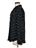 Ann Taylor 100% Polyester Stars Black Long Sleeve Blouse Size M - photo 5