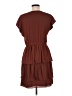 Point Sur 100% Polyester Solid Brown Casual Dress Size 8 - photo 2