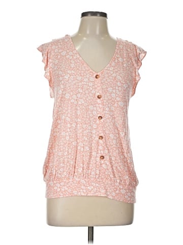 Ann Taylor LOFT Outlet Short Sleeve Blouse (view 1)