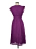 Shein 100% Polyester Hearts Purple Cocktail Dress Size 8 - 10 - photo 2